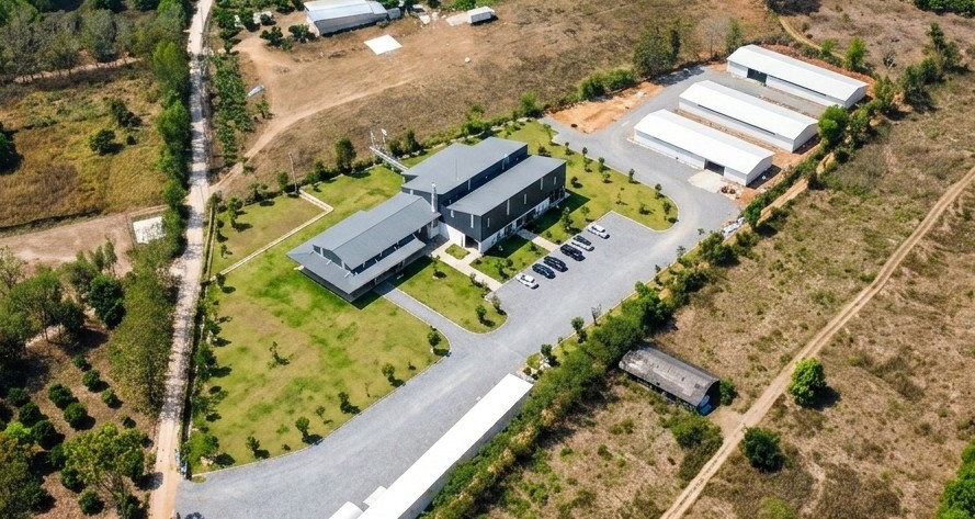 Industrial biochar carbon removal facility in Thailand