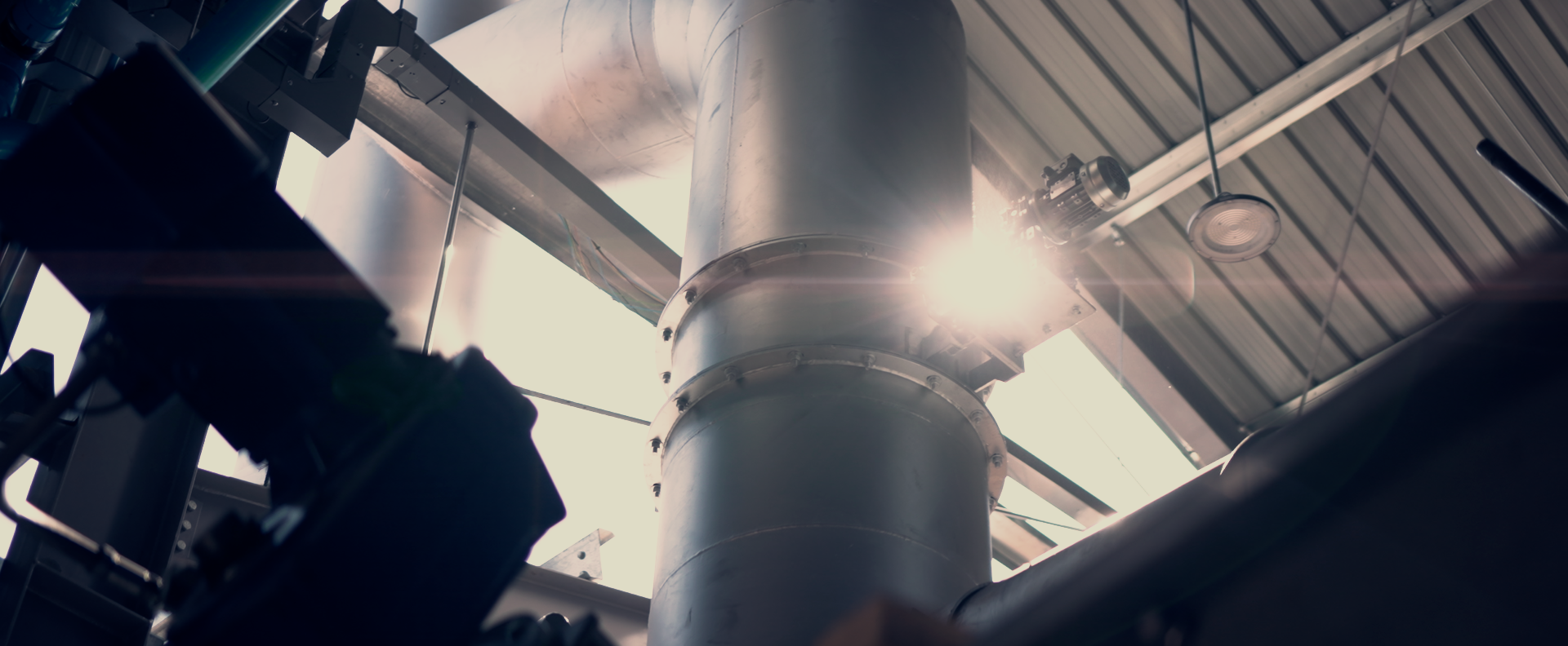 Industrial biochar carbon removal equipment at Enable Earth's facility